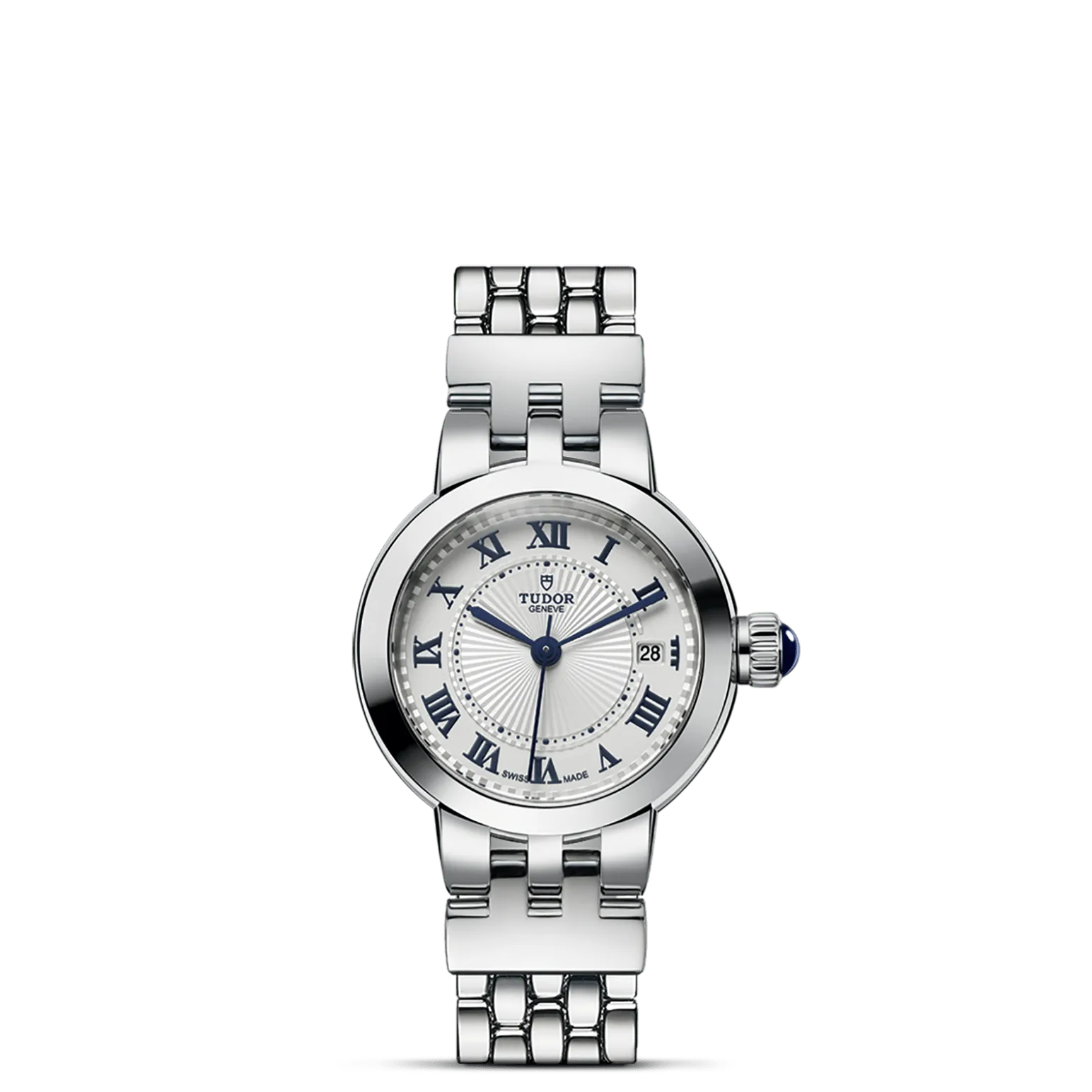 Clair de Rose, con Dial Opaliney Bisel Smooth steel bezel with polished finish