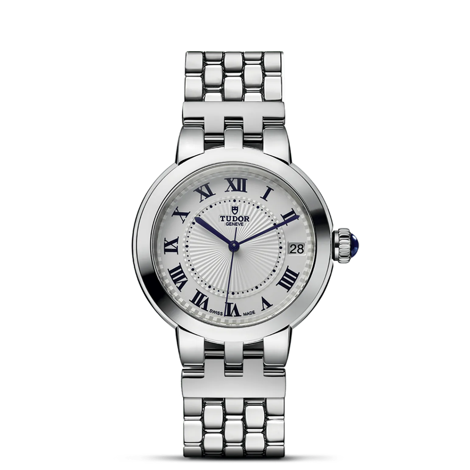 Clair de Rose, con Dial Opaliney Bisel Smooth steel bezel with polished finish