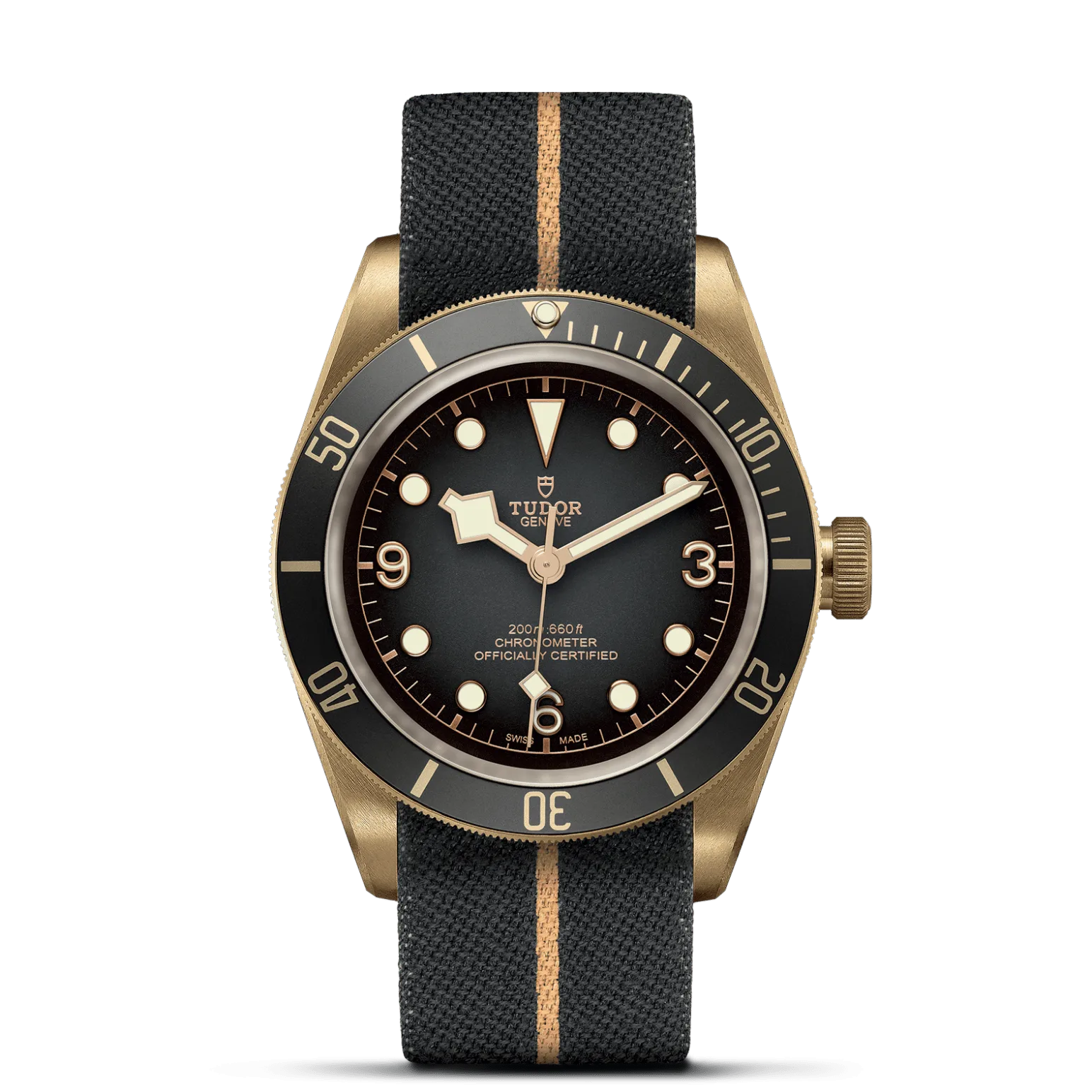 Black Bay Bronze, con Dial Slate grey, domedy Bisel Unidirectional rotatable bezel in bronze with 60-minute graduated disc in matt slate grey anodised aluminium
