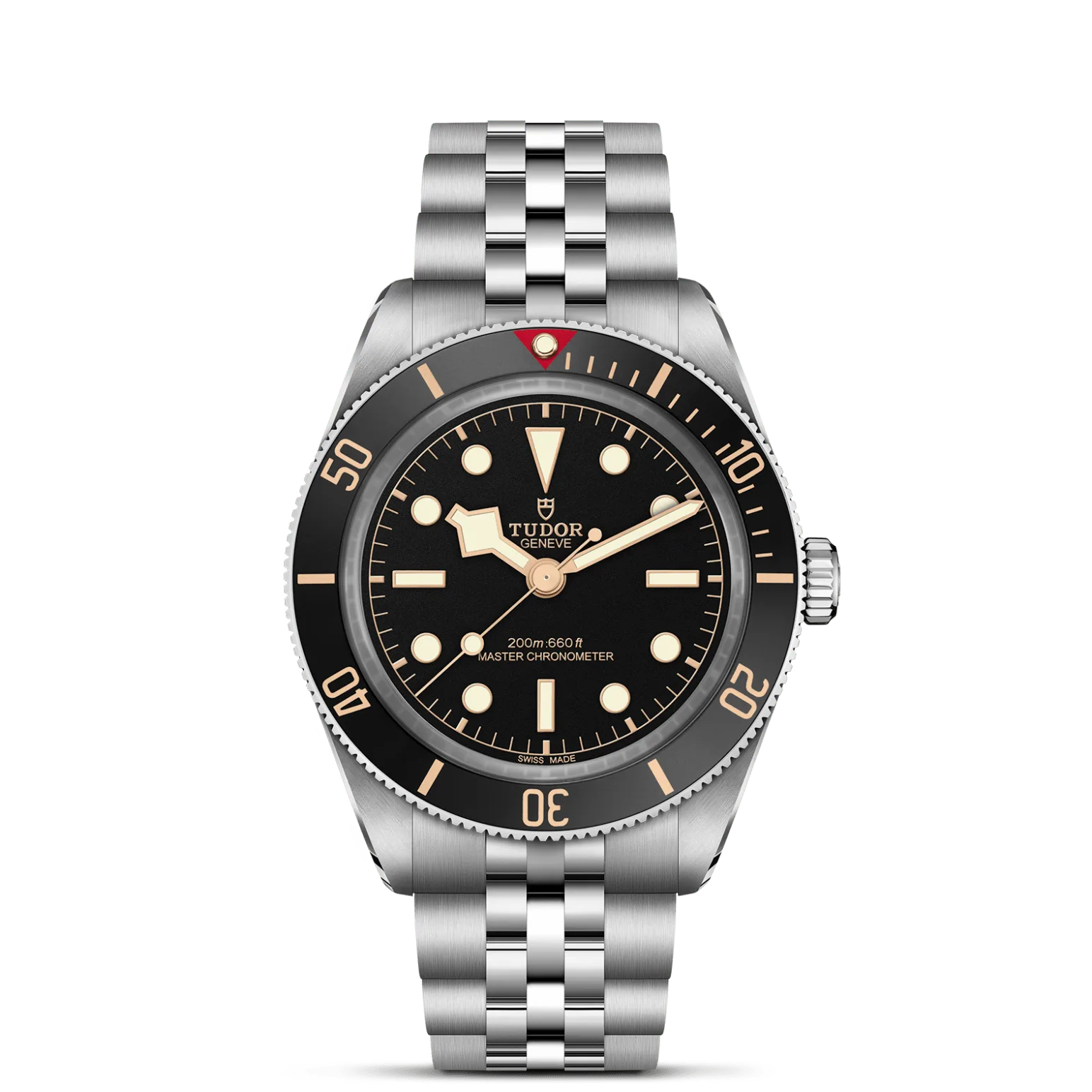 Black Bay 58, con Dial Matt black, domed, with applied hour markersy Bisel Unidirectional rotatable bezel in stainless steel with anodised aluminium insert