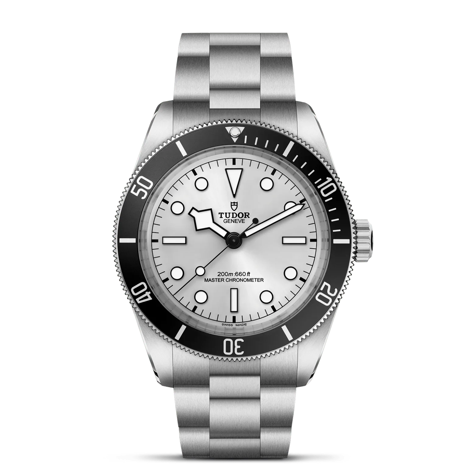 Black Bay 68, con Dial Sun-brushed silver with applied hour markersy Bisel 60-minute unidirectional bezel in stainless steel with matte black aluminium insert