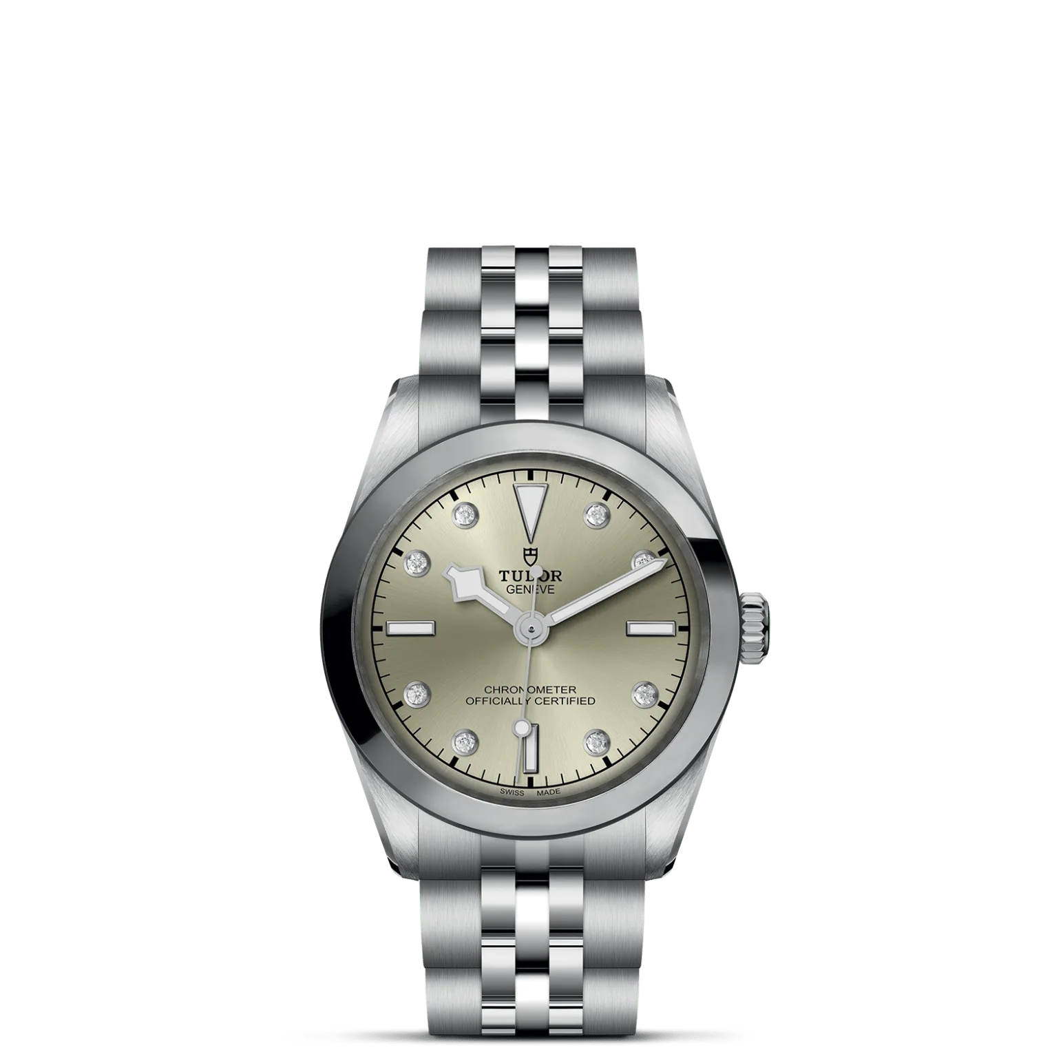 Black Bay One 31, con Dial Light champagne-colour with 8 diamondsy Bisel Stainless steel bezel with polished and satin finish