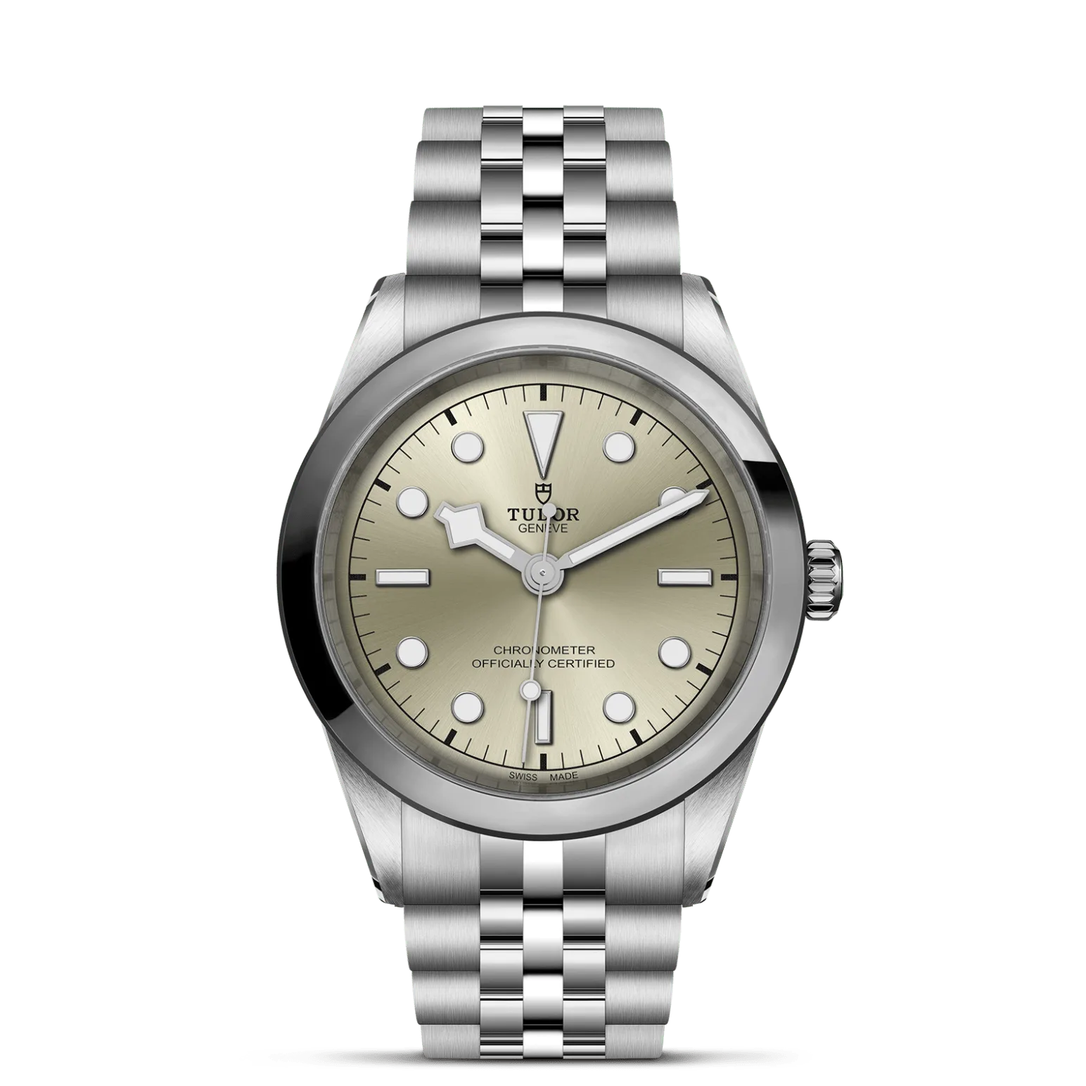 Black Bay One 41, con Dial Light champagne-coloury Bisel Stainless steel bezel with polished and satin finish