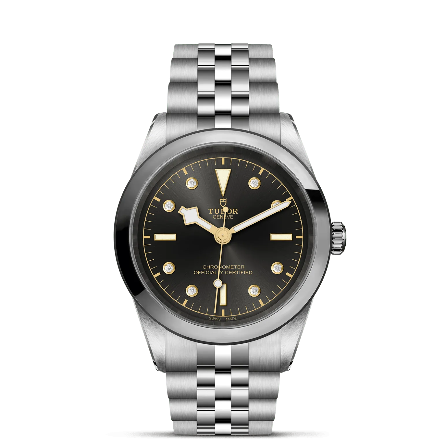 Black Bay One 41, con Dial Anthracite with 8 diamondsy Bisel Stainless steel bezel with polished and satin finish