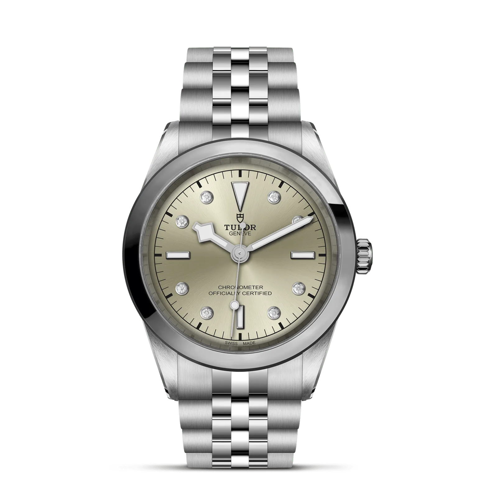 Black Bay One 41, con Dial Light champagne-colour with 8 diamondsy Bisel Stainless steel bezel with polished and satin finish