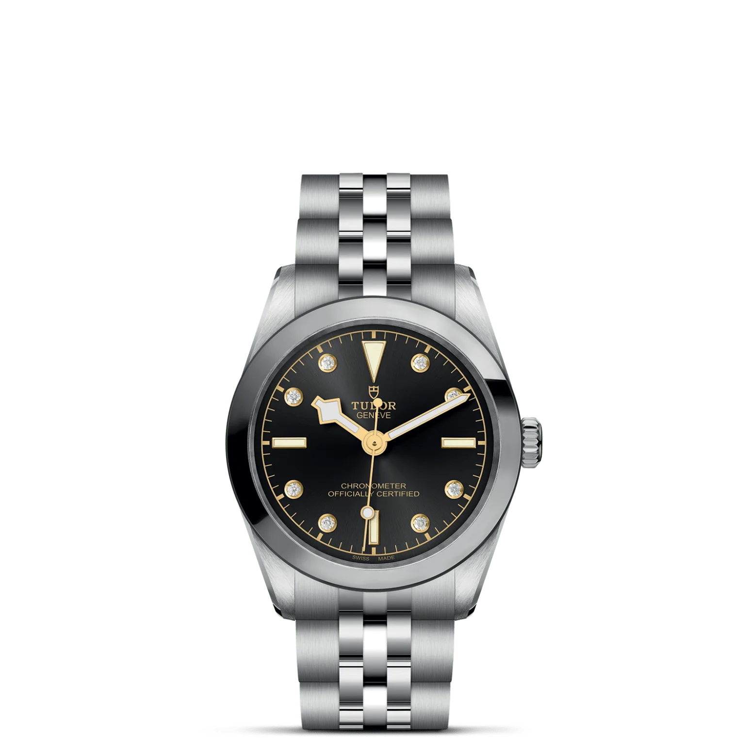 Black Bay One 31, con Dial Antracita con 8 diamantesy Bisel Bisel de acero inoxidable, acabado pulido y satinado