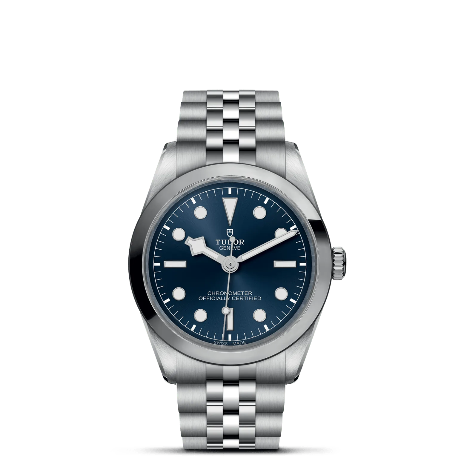 Black Bay One 36, con Dial Azuly Bisel Bisel de acero inoxidable, acabado pulido y satinado
