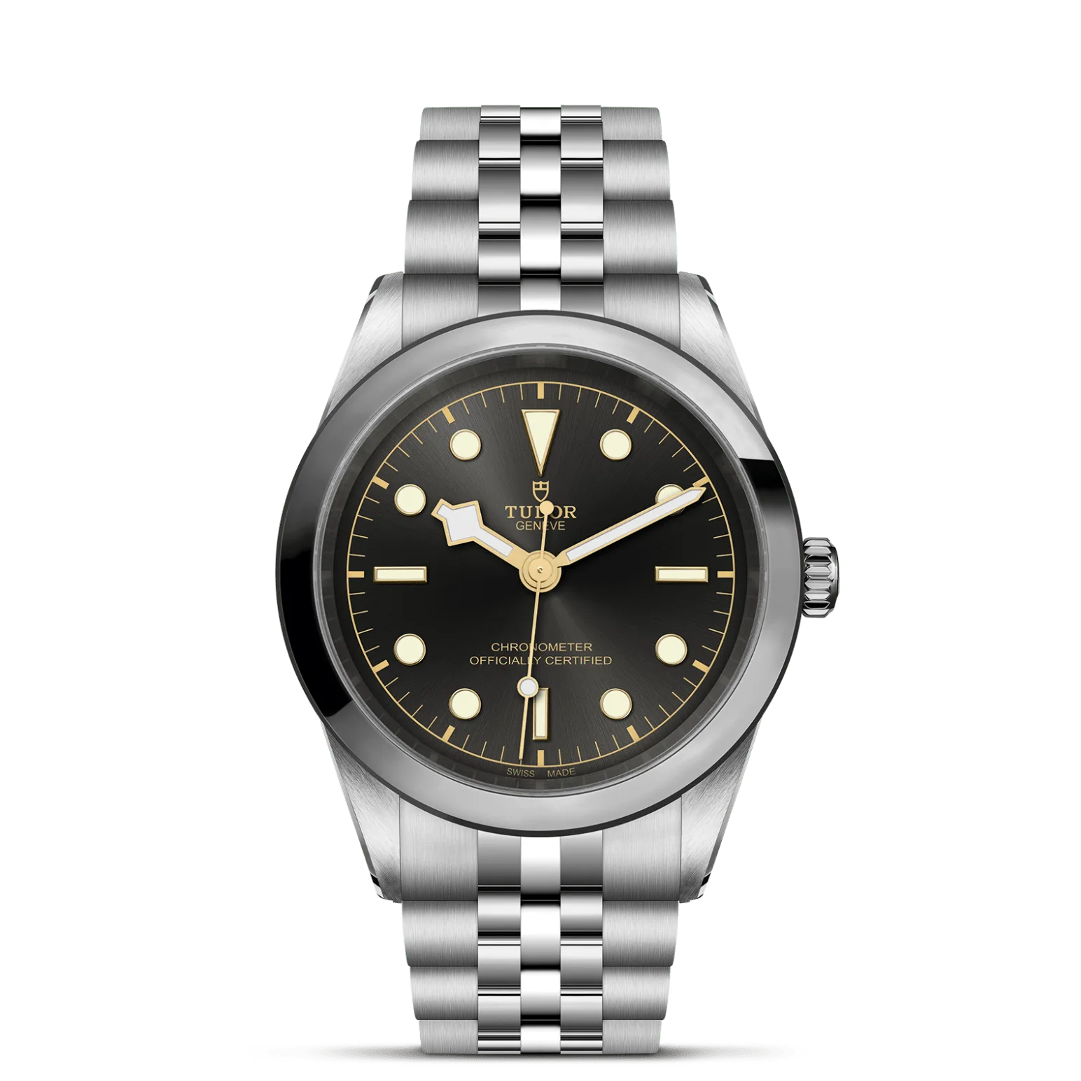 Black Bay One 41, con Dial Antracitay Bisel Bisel de acero inoxidable, acabado pulido y satinado